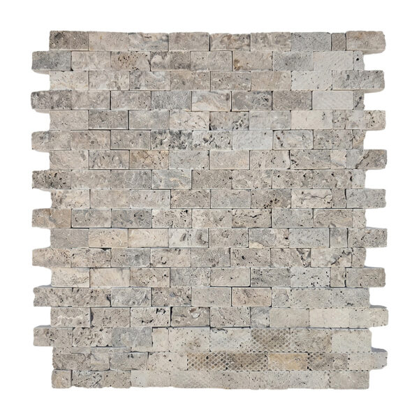 Silver kameni mozaik na mrežici 30x30 cm (sitan)