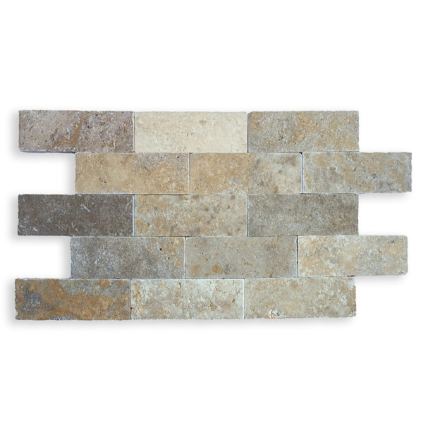 Travertino ravne štanglice mix 7.5x20